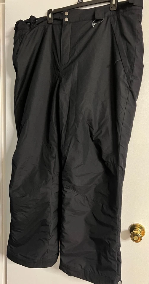 Columbia Omni-Tech Negro Impermeable Snowboard Esquí Nieve Pantalones Para Hombre Talla 2X Foto 1 de 2