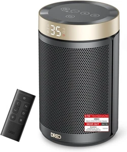 Dreo Energiesparender Heizlüfter  34 dB Leiser 1500W Elektrischer PTC Keramik - Bild 1 von 9