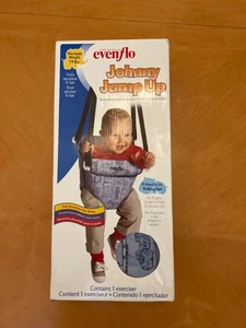 Evenflo Baby Doorway Johnny Jump Up Swing Stampa Animalier Esercitatore Plaid Nuovo con scatola - Foto 1 di 4