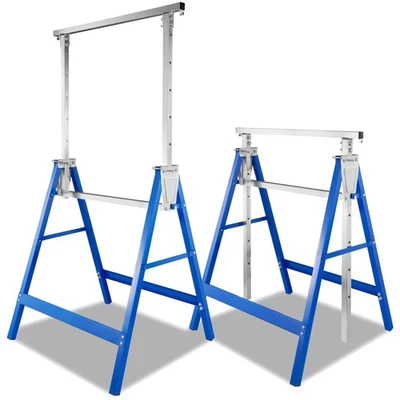 Gerüstbock, Arbeitstisch, höhenverstellbar, 2 Stück, klappbar, Metall, Tragkr... - Bild 1 von 4