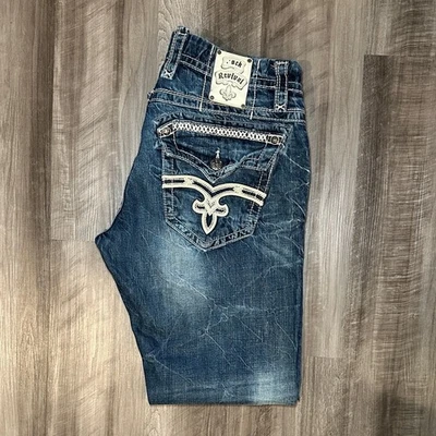 Jeans Rock Revival Benjamin relajados rectos desgastados - 38 Foto 1 de 4