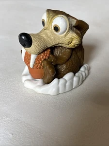 2005 Dreamworks Ice Age Scrat Rolling Kellogs's Cereal Toy Works - Picture 1 of 3