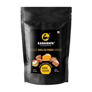 Kadaknath Whole Egg Powder 100Gm 100% Organic free range kadaknath egg powder - Picture 1 of 6