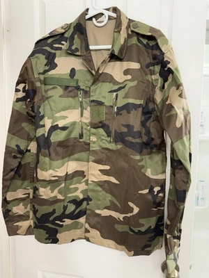 Camouflage Men's Button Up Shirt 2XL 46” Military Hunting Full Sleeve Cotton NEW - Image 1 of 4