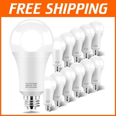 Super Bright 23W LED Bulbs – 2500 Lumen, 150W Equivalent, Energy Efficient Pack - Image 1 of 4