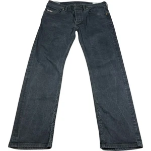 Jeans Diesel Waykee Uomo Blu W32 L32 Regular Vestibilità Dritta Denim 0886Z - Foto 1 di 15