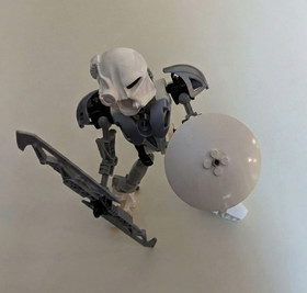 LEGO Bionicle Toa Kopaka Nuva 8571+Book, All Parts Very Good Condition