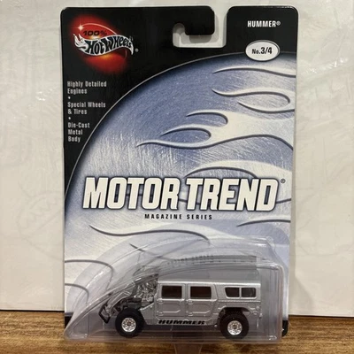 Revista Hot Wheels 2002 100 % Motor Trend Hummer Silver Foto 1 de 2