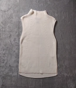 White House Black Market Mockneck Sleeveless Sweater Top Size XS Office Casual - Picture 1 of 8