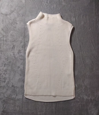 White House Black Market Mockneck Sleeveless Sweater Top Size XS Office Casual - Image 1 of 4