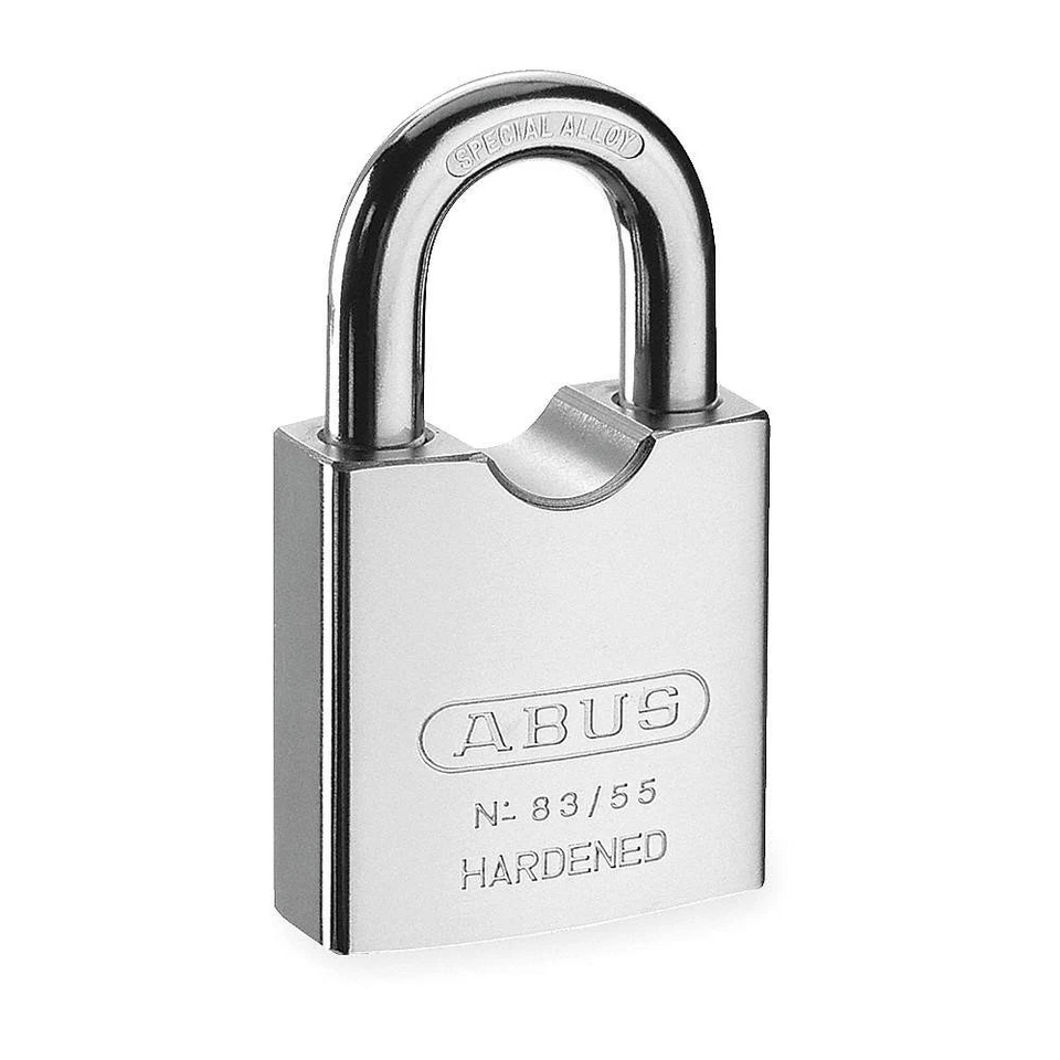 ABUS  Keyed Padlock, 63/64 in,Square,Silver 3MPG5 - Image 1 of 1