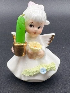 Vintage 2" Mini Engel Figur Napco Weihnachten Bone China - Bild 1 von 9
