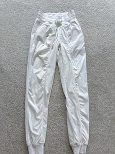 Lululemon Lined Dance Studio Pants Size 0 White - Picture 1 of 9