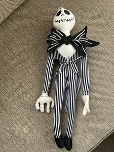 The Nightmare Before Christmas Jack Skellington Stuffed Plush Toy Dolls VGC - Picture 1 of 1
