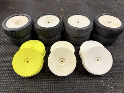 Serpent/AE SRX2/B6 1/10 AKA Indoor Front Wheel/Tire Lot New and Used - Image 1 of 4