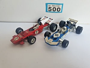 DINKY TOYS 226 FERRARI 312-B + CORGI WHIZZWHEELS SURTEES T.S.9 x 2 F1 DIECAST - Picture 1 of 16