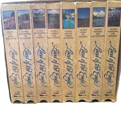 Vintage 1991 Time life video 8 vol VHS tapes “Land Of The Eagle” - Image 1 of 3