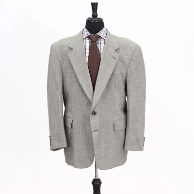 Chaqueta Blazer Abrigo Deportivo Gris Gant 48R HT 2B Lana Foto 1 de 4