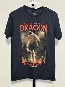 Game Of Thrones Officially Licensed House Of The Dragon T-Shirt Gray Size Small - Picture 1 of 4