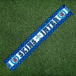 Sciarpa calcio rara originale ultras Skins Inter Milan, sciarpe calcio teppisti - Foto 1 di 5