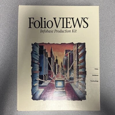 DEMO FolioViews Infobase Production Kit Version 3.1  Windows 1994 - Image 1 of 4