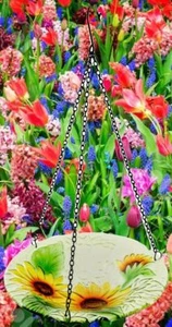 Sunflower Hanging Bird Feeder - Picture 1 of 2