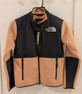 BNWT Teen The North Face Polartec Denali Almond Butter Fleece Full Zip Size L - Picture 1 of 7