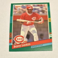 1991 Donruss #471 Barry Larkin Error Card Cincinnati Reds No Dot After Inc