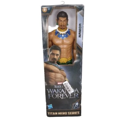 Boneco de ação Black Panther Wakanda Forever Namor Titan Hero Series 12" novo - Imagem 1 de 4