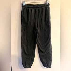 GAP Teen Black Soft Fleece Jogger Sweatpants Size 14/16 - Picture 1 of 5