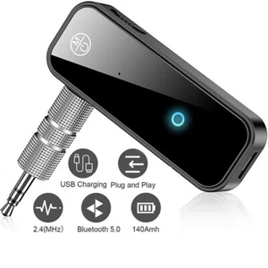 3.5Mm Aux Jack Audio Adapter Bluetooth 5.1 3 in 1 Wireless Receiver Transmitter - Afbeelding 1 van 10