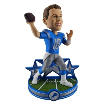 LOGOBRANDS Jared Goff Detroit Lions 2024 Superstar Series 8.5" Bobblehead Bobble Head Doll