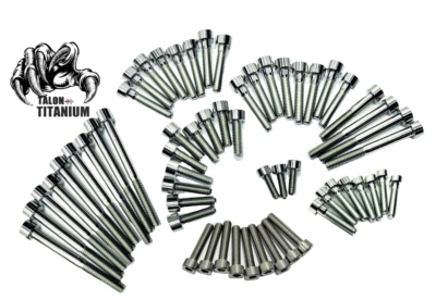 Raptor 700 Titanium Bolts Crankcase Bottom End Left Right Side Cases Ti Bolt Kit - Image 1 of 4