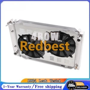 4Row Radiator&Shroud&Fan For 1980-93 88 Ford Lincoln Mercury LS GT SVT V8 CC138 - Picture 1 of 9