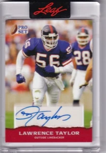 2022 Pro Set Sports LAWRENCE TAYLOR Red Base AUTO Giants SP Autograph - Picture 1 of 1