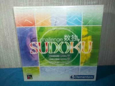CHALLENGE SUDOKU NUMBER PUZZLE GAME (2+ PLAYERS) & SOLITAIRE SUDOKU - SEALED - Image 1 of 4
