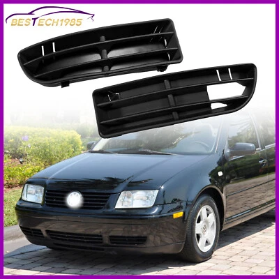 New For Volkswagen Jetta 1999-2005 2.5L Front Bumper Lower Side Vent Grille Set Foto 1 de 4