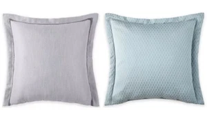 Rose Tree Sheldon ONE Euro Sham Azul Reversible 26” X 26” Nuevo - Imagen 1 de 12