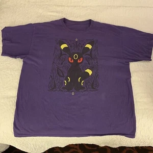 Pokemon purple Umbreon t-shirt, XL (mens), one-of-a-kind - Picture 1 of 5