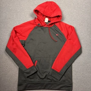 Russel Jersey Atlético Sudadera con Capucha Hombre Pequeña Manga Larga Gris Con Rojo - Imagen 1 de 8