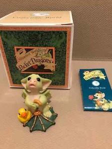 Whimsical World Of Pocket Dragons Real Musgrave 2000 Rain Rain Go Away 7cm - Picture 1 of 4