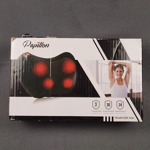 Masajeador de espalda de cuello Shiatsu Papillon JH-006 con velocidades ajustables al calor - Imagen 1 de 13