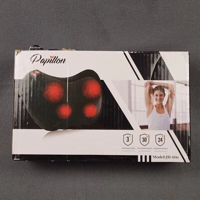 Papillon JH-006 Shiatsu Neck Back Massager with Heat Adjustable Speeds - Image 1 of 4