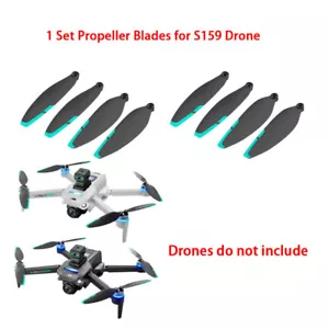 1 Juego de Cuchillas de Hélice Accesorio para Cuadricóptero Drone S159 - Imagen 1 de 1