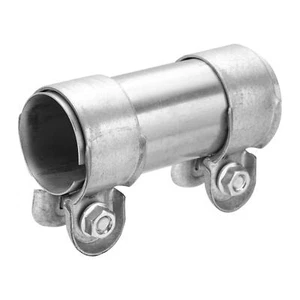 Adjustable Exhaust Pipe Tube Joiner Connector Sleeve Clamp 43mm 49mm 117mm - Picture 1 of 7