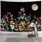 Moonlit Garden Wall Art Extra Large Tapestry Wall Hanging Cute Background Galaxy