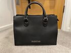 Valentino 'Flauto' bag in black - never used, with red dust bag and long strap