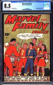 MARVEL FAMILY #2 CGC 8.5 OWW THE THREE LT. MARVELS AND UNCLE MARVEL #1970169007 - Picture 1 of 1