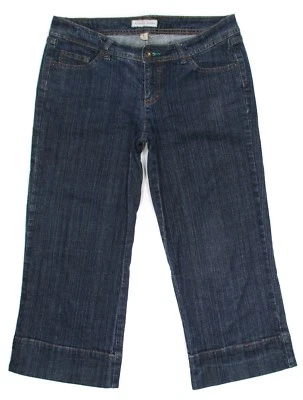 Tommy Hilfiger Cropped Jeans 9 (32x22) Low Waist Blue Denim Juniors - Image 1 of 4