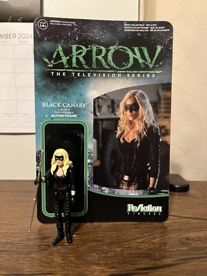 Figura Funko 3,75" serie de televisión Black Canary Arrow ReAction Super7 2015 Foto 1 de 4